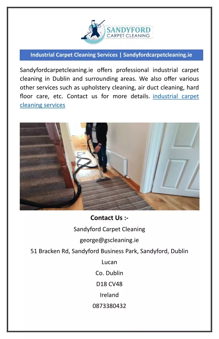 industrial carpet cleaning services