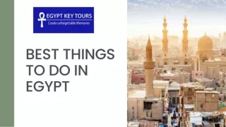 Best Things to Do in Egypt