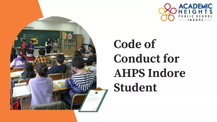 code of conduct for ahps indore student