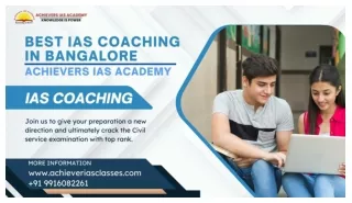 Best IAS Coaching In Bangalore