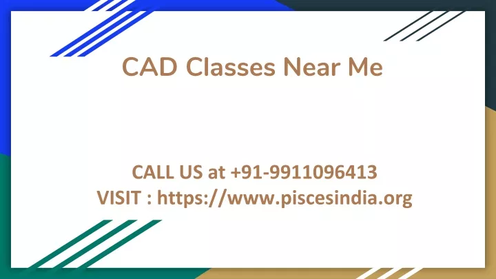 cad classes near me