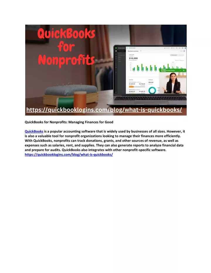 quickbooks for nonprofits managing finances