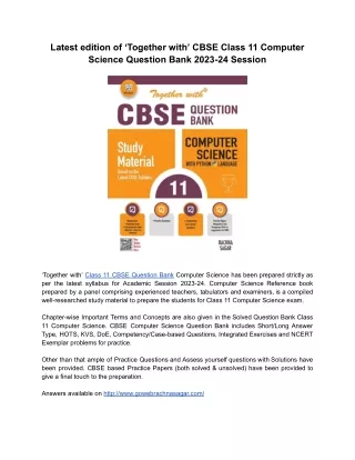 latest edition of together with cbse class