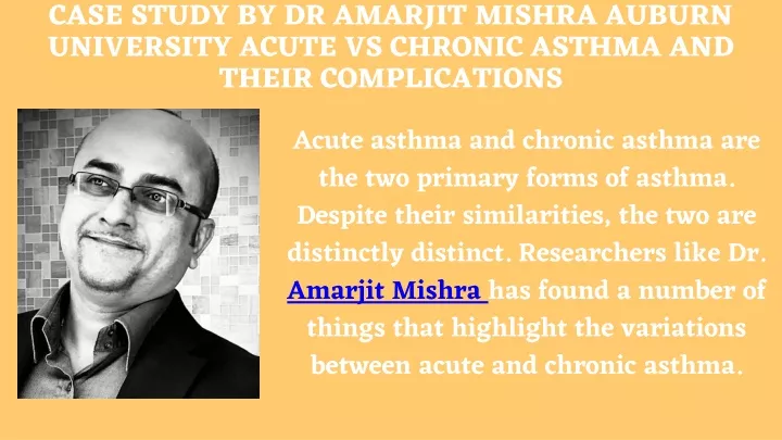 case study by dr amarjit mishra auburn university
