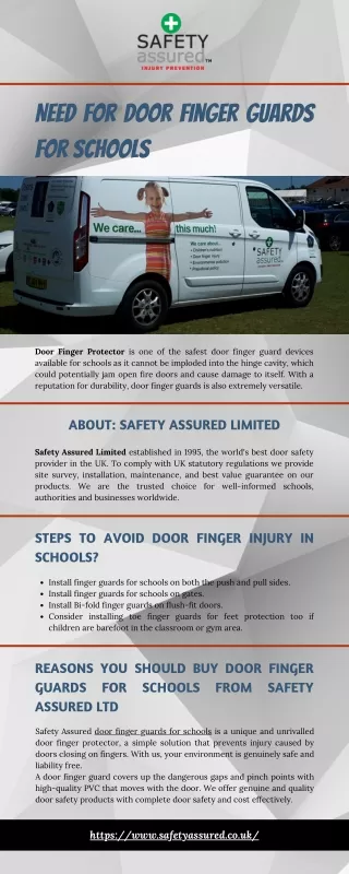 need for door finger guards for schools