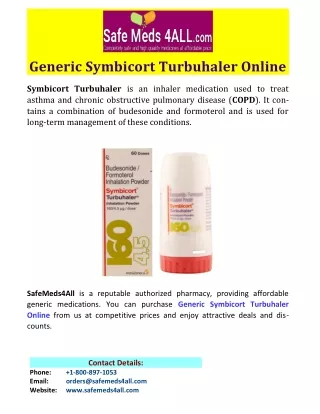 generic symbicort turbuhaler online