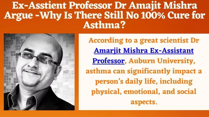 ex asstient professor dr amajit mishra argue