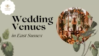 Discover Beautiful Wedding Venues in East Sussex | Alfriston Gardens