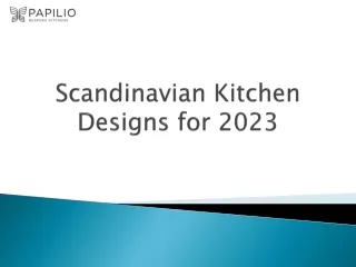 Scandinavian Kitchen Designs for 2023