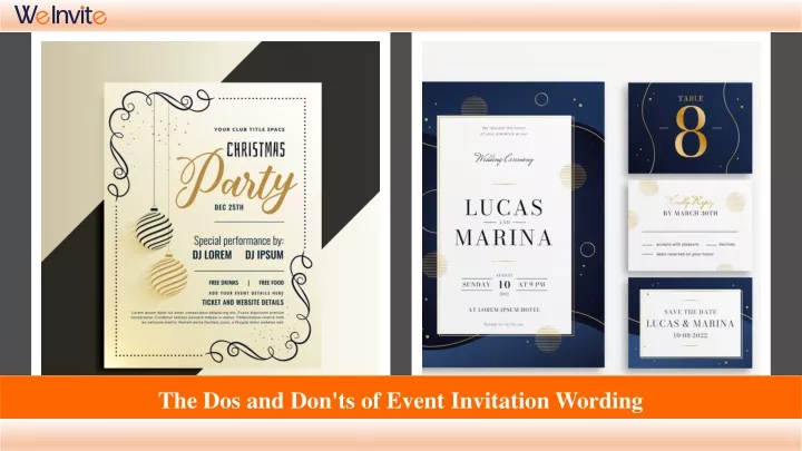 the dos and don ts of event invitation wording