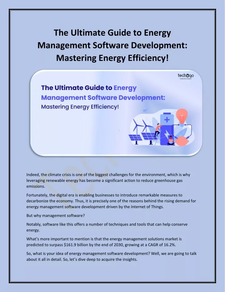 the ultimate guide to energy management software