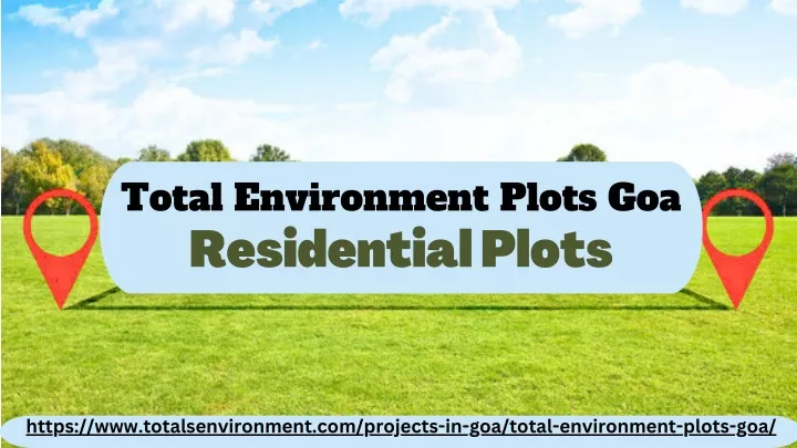 total environment plots goa residential plots