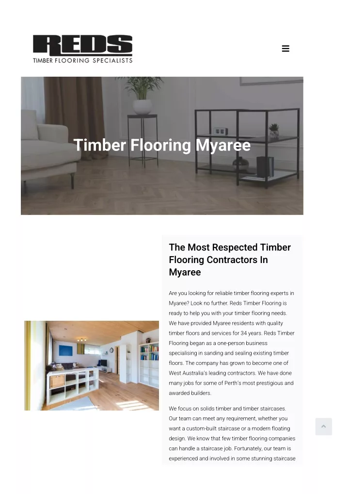 timber flooring myaree