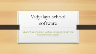 vidyalaya school software