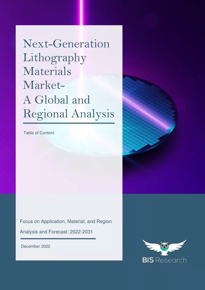 next generation lithography materials market