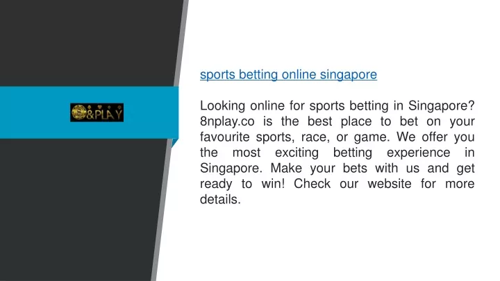 sports betting online singapore looking online