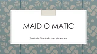 House cleaning services in Albuquerque