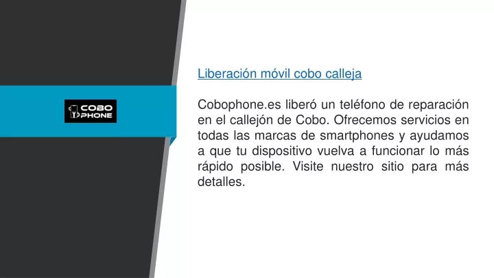 liberaci n m vil cobo calleja cobophone es liber