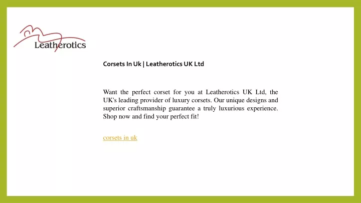 corsets in uk leatherotics uk ltd