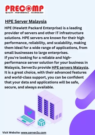 HPE Server Malaysia
