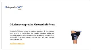 Muslera compresion Ortopedia365.com
