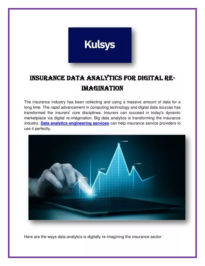 insurance data analy insurance data analytics