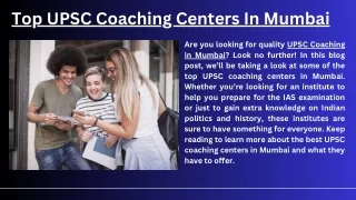 Top UPSC Coaching Centers In Mumbai