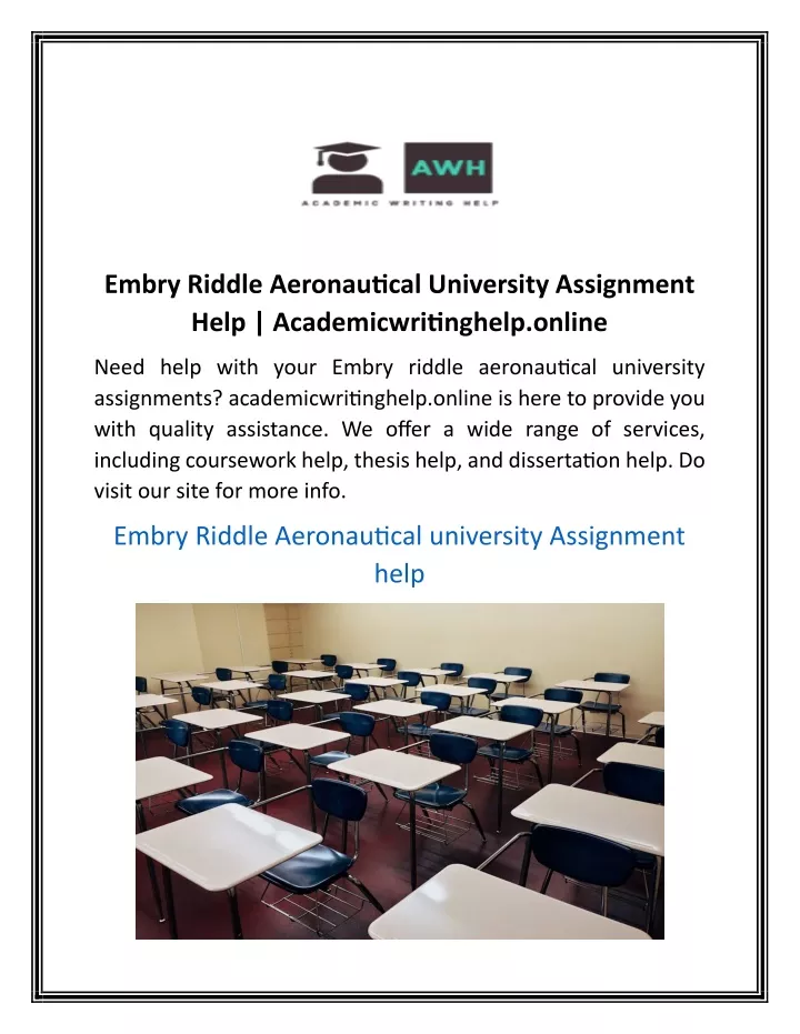 embry riddle aeronautical university assignment