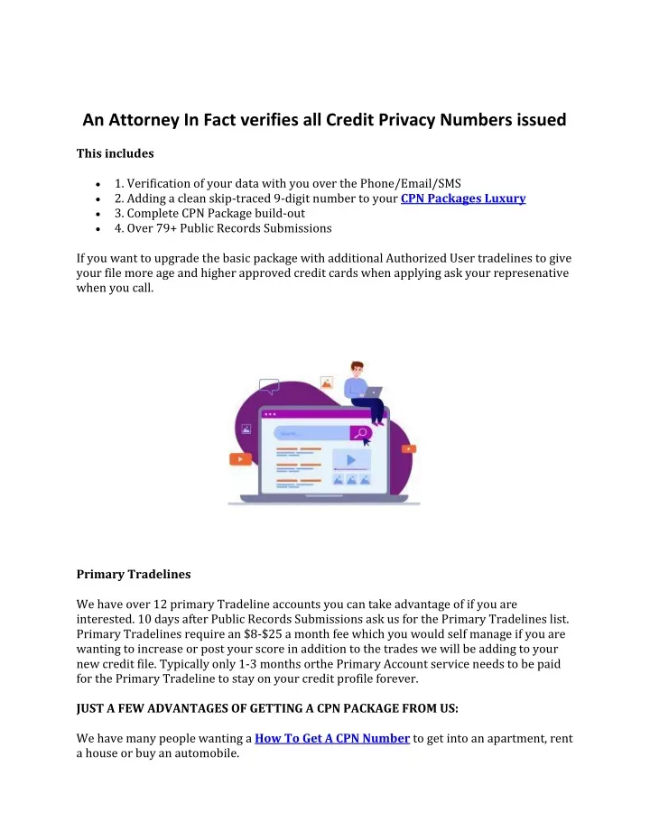 an attorney in fact verifies all credit privacy