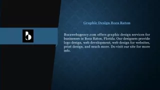 Graphic Design Boca Raton | Bocawebagency.com