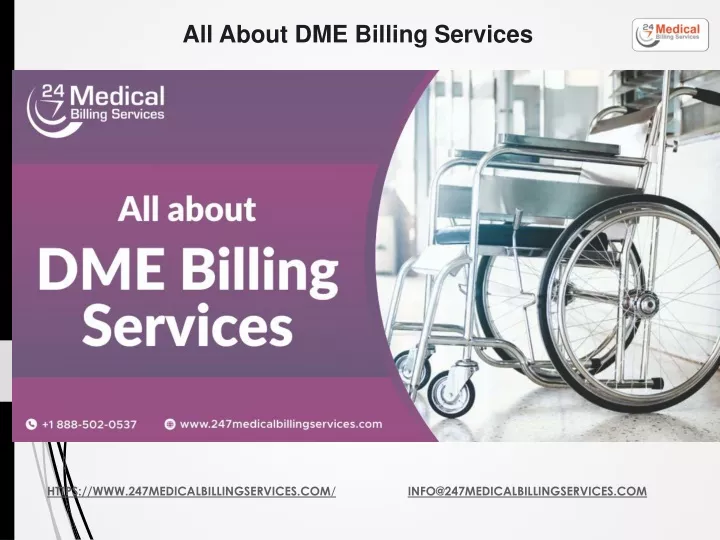 all about dme billing services