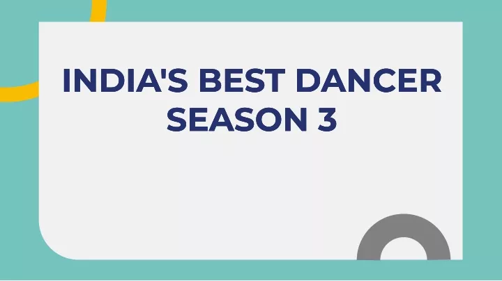 india s best dancer season 3 season 3 season 3