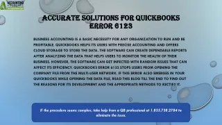 accurate solutions for quickbooks error 6123