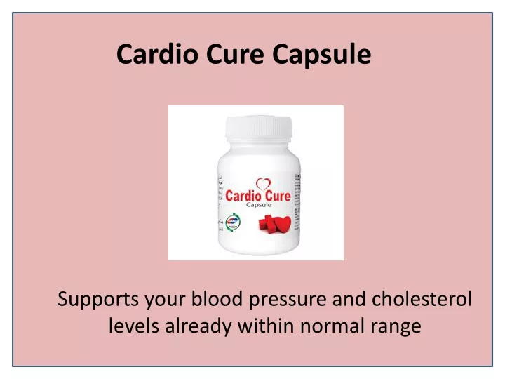 cardio cure capsule