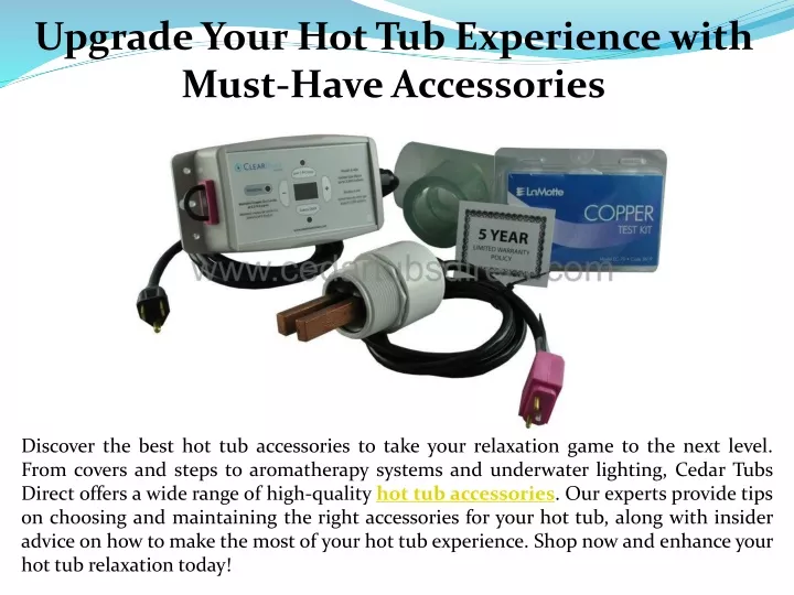 upgrade your hot tub experience with must have