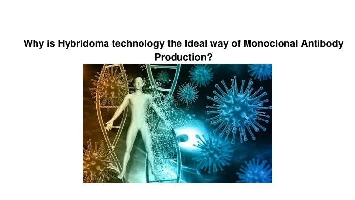 why is hybridoma technology the ideal