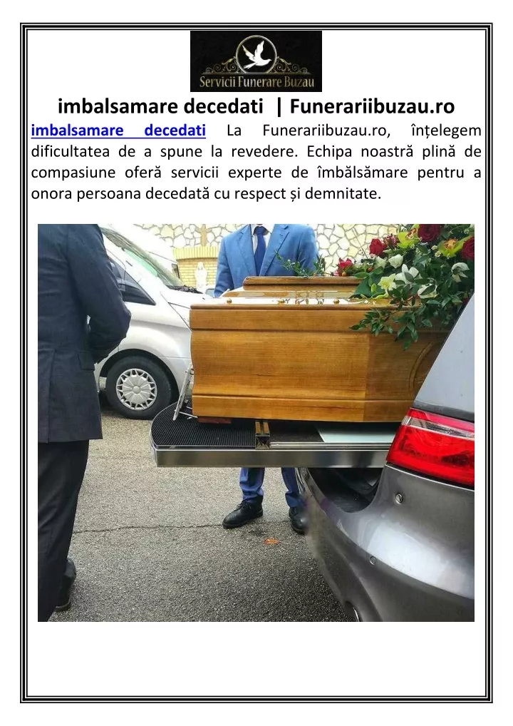 imbalsamare decedati funerariibuzau