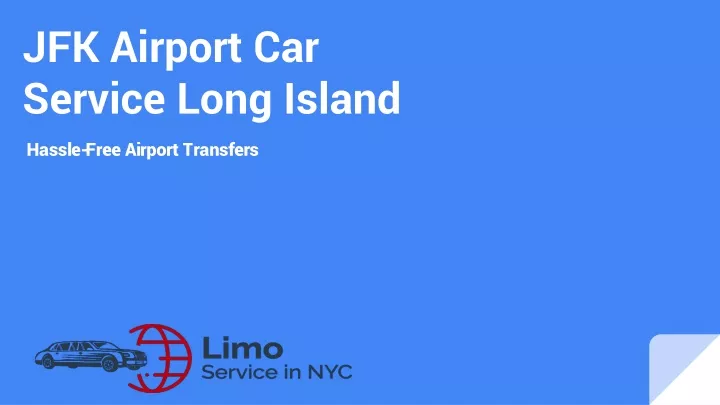 jfk airport car service long island