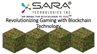 Revolutionizing Gaming ---- Blockchain Technology