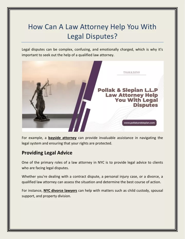 how can a law attorney help you with legal