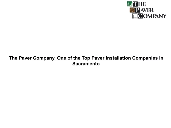 the paver company one of the top paver