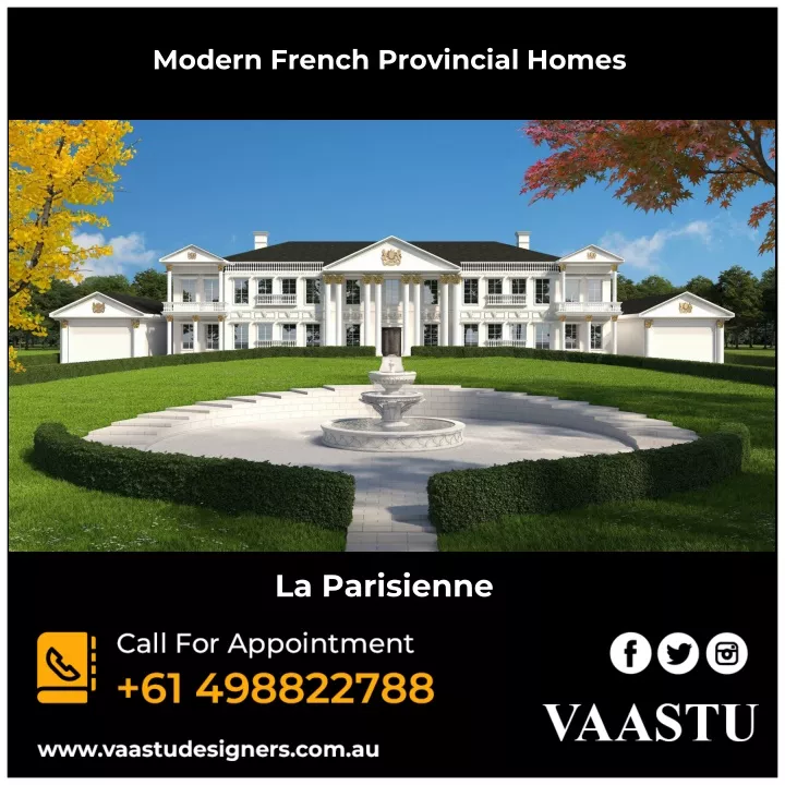 modern french provincial homes