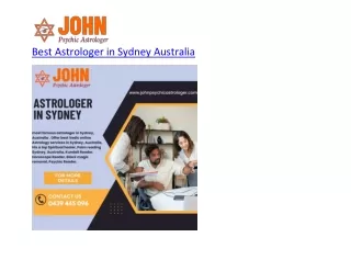 Best Astrologer in Sydney Australia