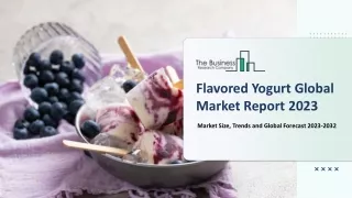 flavored yogurt global market report 2023