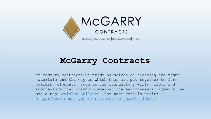 mcgarry contracts