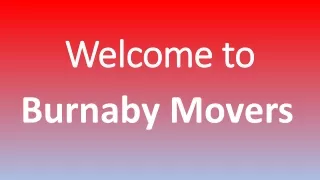 Long Distance Moving Services in Burnaby