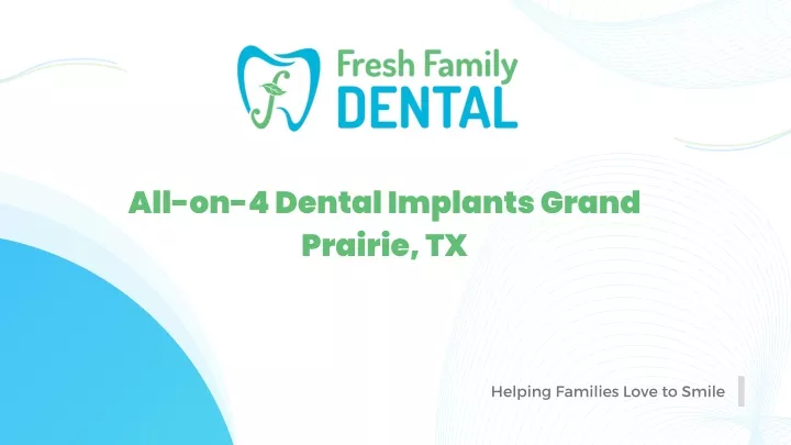 all on 4 dental implants grand prairie tx