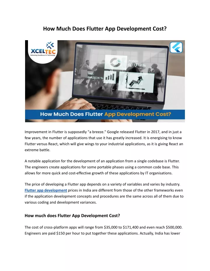 how much does flutter app development cost