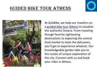 Guided Bike Tour Athens