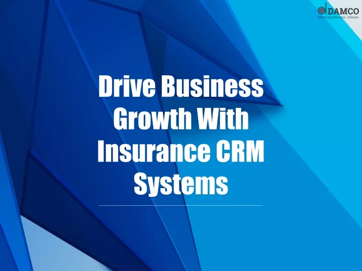 drive business growth with insurance crm systems